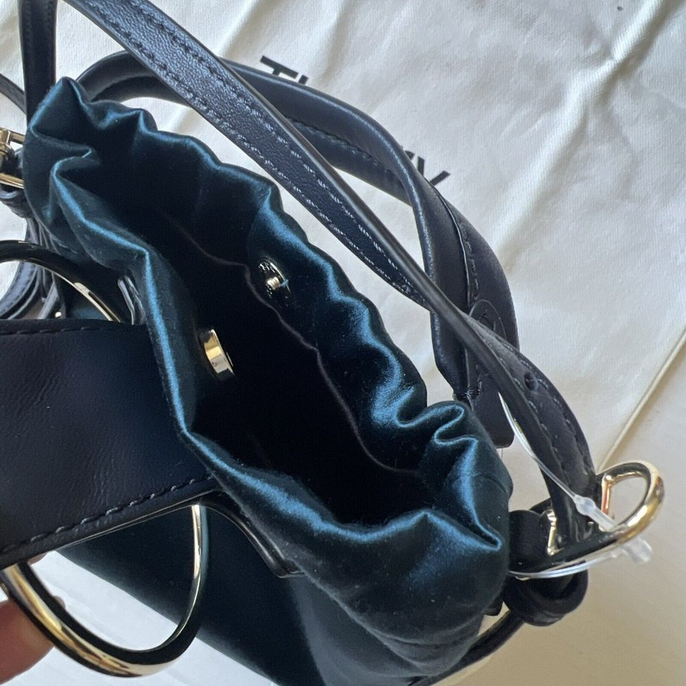 Theory Small Pouch Bag Navy - Picture 8 of 9